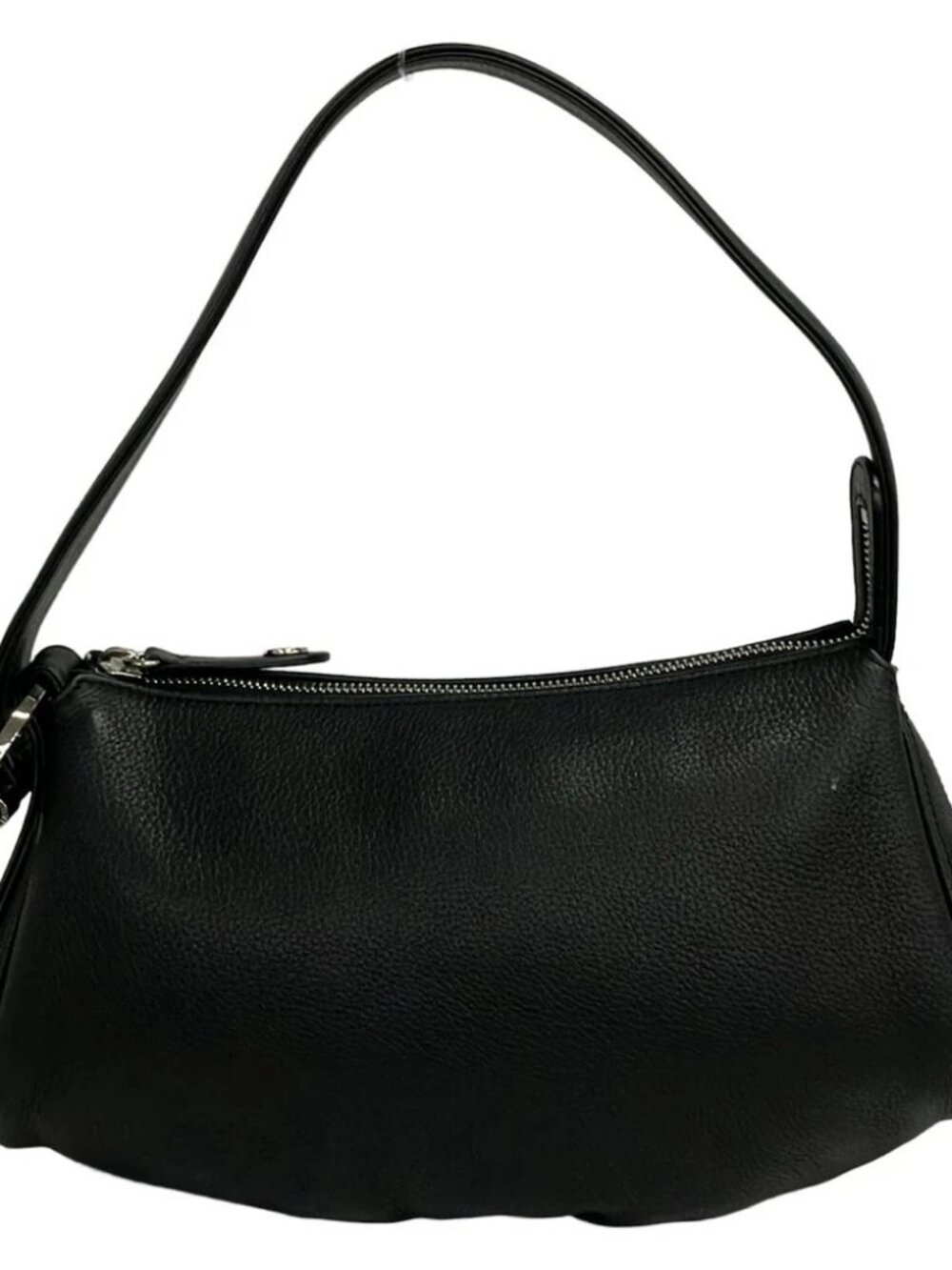BVLGARI Bvlgari Bvlgari Black Leather Shoulder Bag